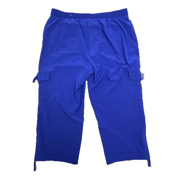Zenergy Chicos Neema Emma Cargo Cropped Pant Sz 2 US L/12 Pink/Blue/Tan Lot Of 3 - Picture 4 of 16